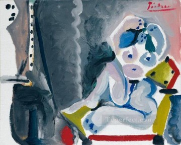  Model Painting - Le peintre et son model 1965 Cubism
